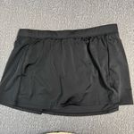 Swim Solutions Women’s Slit Swim Skirt Black Size 16 Photo 2