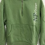 Green Yellowstone National Park 1/4 Zip Hoodie Size Small EUC Photo 1