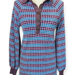 Free People Collared Mini Dress 70s-Inspired Size XS Boho Retro Polo Photo 0