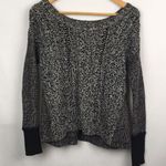 American Eagle AEO Black and White Oversized Sweater Photo 0