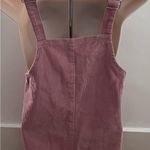 Pink corduroy overall bib pinafore suspender dress, size S Barbiecore boho Photo 10