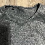 Gymshark  Long Sleeve Flex Crop Top in Charcoal Marl/Dusky Teal Size Small Photo 4