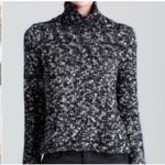 Eileen Fisher  Black and White Turtleneck Sweater Photo 10
