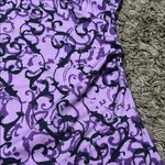 Athleta  Black and Purple Sleeveless V-Neck A-Line Mini Dress Photo 1