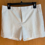 Banana Republic Petite 8 Striped Linen Blend Shorts NWT Casual Chic Everyday Photo 0