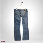 1098 Premiere by Rue21 Flare Jeans 30x31.5 Low rise Light Wash Stretch Blue Size 30 Photo 1