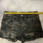 See Thru Soul High Rise Boyfriend Shorts Camo 25 Green Photo 7