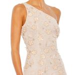 Mac Duggal 9168 Womens Blush Embellished One Shoulder Strappy Trumpet Gown Photo 3
