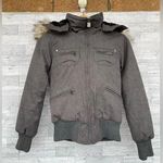 Aritzia TNA hooded jacket size XS Gray Photo 0