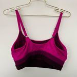 Athleta Coastline Bikini Top Size Large Fits A-C Cup Color Block Fuchsia Photo 1