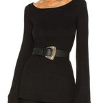 Michael Costello Micheal Costello x REVOLVE Emily Long Sleeve Top in Black Photo 0