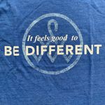Alternative  Earth unisex blue t-shirt It feels good to BE DIFFERENT Size Large Photo 1