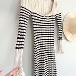 ZARA  | Striped Knit Dress with Scalloped Hem | Sz XS Photo 2