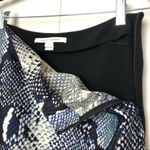 Diane Von Furstenberg  Python Print Pencil Skirt Black Photo 5
