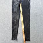 Spanx Faux Leather Black Leggings Skinny Leg Women's Large Photo 5