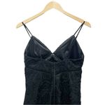 Bardot NWT  Lola Black Lace Midi Slip Dress Cocktail Party Women's Size 4 | XS Photo 6