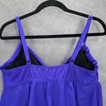 Shore Club Purple Padded Swimwear Tankini Tank Top Plus 18 1X Photo 4