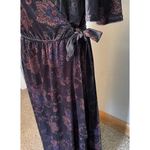 Modcloth  Velvet Maxi Dress MED Timeless Embrace Whimsigoth Dark Romantic Fairy Photo 2