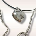 Free People  For What It's Worth Layered Necklace Silver NWT Bohemian Fringe Boho Photo 9