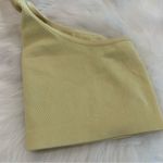 Urban Outfitters Out from Under Yellow One shoulder Spandex Crop Top Size M/L Photo 6