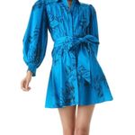 Alice + Olivia  Tiffie Belted Mini Dress Blue size XS Photo 0