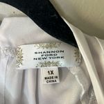 Shannon Ford White With Blush Pink Spots Sleeveless Blouse Tie Neck Size 1X Photo 6