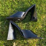 Nasty Gal Black Patent Faux Leather Heels Photo 4