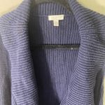 Talbots small pocket Navy Blue Open Front Sweater knit Vest Photo 1