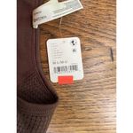 Free People NWT Movement Bail Out Long Sleeve Layer Crop Top Cocoa Brown M/L $68 Photo 2