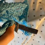 Aerie Blue Lace Halter Bralette Photo 2