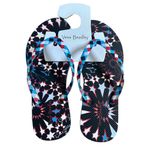 Vera Bradley Women's Firecracker Patriotic Sandals 4th of July - Size 6 Photo 1