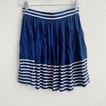 Amanda Uprichard Womens 100% Silk Mini Skirt Blue Photo 0