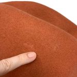 D&Y  David and Young Orange Wool Hat Photo 2