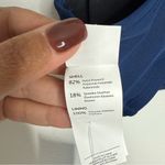 Cupshe NWT Longline V Neck Bralette & Navy Classic High Waist Bikini Set Medium Photo 12