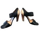 Prada  Iconic Retro Satin Sandals Shoes Slingback Peep Open Toe Pumps  Size 39 Photo 1