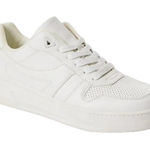 JustFab Brooklyn Court Sneakers in Bright White, Size 7 Photo 0