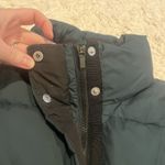 Athleta Goose Down Puffer Winter Coat Navy Blue Women’s Small Full Zip EUC Photo 9