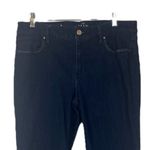 White House | Black Market Jeans Slim Cuffed Mid Rise Dark Wash Women’s Size 8 Photo 2