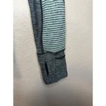 Lululemon  Striped Quarter Zip Pullover Top Athletic Activewear Size 6 Photo 2