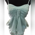 Ark & Co. Green Ruched Mini Dress for Wedding Guest Photo 3