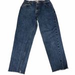 Levi's Womens Size 12 Jeans Relaxed Taper 550 Raw Hem High Rise Vintage 90s Blue Photo 1