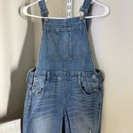 Arizona Jeans Arizona Jean Company Blue Distressed Denim Overalls Photo 2