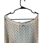 Style & Co White Angel Sleeve Netted Round Hem Knit Blouse Women Sz 1X Photo 4