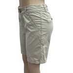 Dockers Khaki Chino Bermuda Shorts Flat Front Classic Cotton Blend Womens 4 Photo 3