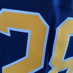 NHL BUFFALO SABERS Hockey Jersey Womens Sz Small Number 28 Zemgus Girgensons Blue Photo 11