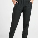 Athleta Black Cabo Linen Joggers Women’s 4 Photo 0