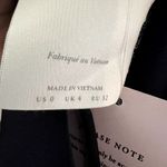 BHLDN  Leti Dress Satin Navy Blue Size 0 C9 Photo 7