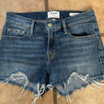 frame denim  Le Cutoff Blue Jean Shorts Photo 0