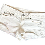 American Eagle Y2K Stretch Distressed Mini Jean Shorts! Photo 0