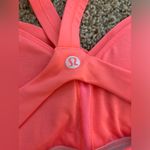 Lululemon tank top, bright salmon color, size 4 Photo 2